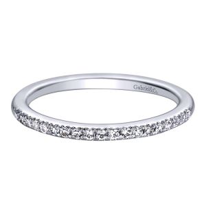 Gabriel 14 Karat Contemporary Wedding Band WB9367W44JJ