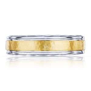 135-6YH Platinum Tacori Sculpted Crescent Wedding Ring