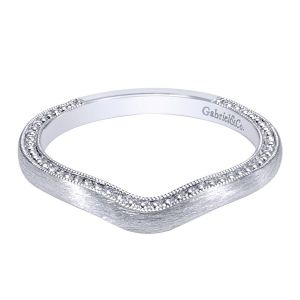 Gabriel 14 Karat Contemporary Wedding Band WB10917W4JJJ