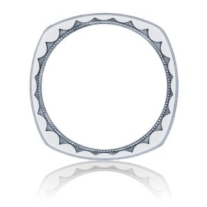 136-6WH Platinum Tacori Sculpted Crescent Wedding Ring