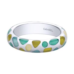 Gabriel Fashion Silver Stackable Stackable Ladies' Ring LR5956-7EMSVJJJ