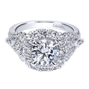 Gabriel 18 Karat Contemporary Engagement Ring ER11993R6W83JJ