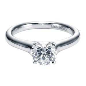 Gabriel Platinum Contemporary Engagement Ring ER6642PTJJJ
