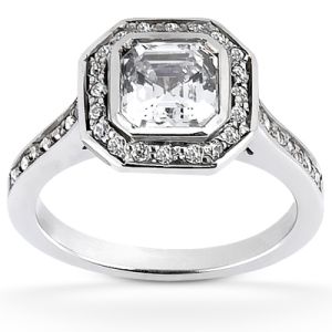 Taryn Collection Platinum Diamond Engagement Ring TQD 7117