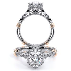 Verragio Parisian-141OV Platinum Engagement Ring