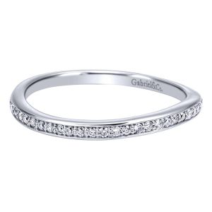 Gabriel 14 Karat Contemporary Wedding Band WB911957R0W44JJ