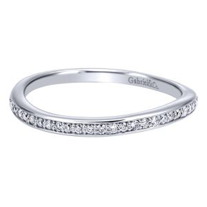 Gabriel 14 Karat Contemporary Wedding Band WB911957R0W44JJ