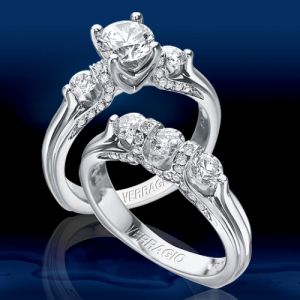 Verragio 18 Karat Euro Wedding Band EUR-8015W