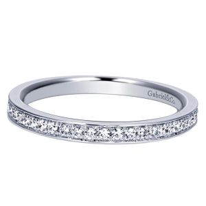 Gabriel 14 Karat Contemporary Wedding Band WB8916W44JJ