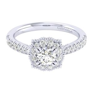 Gabriel 14 Karat Perfect Match Engagement Ring ER039A2ACW44JJ