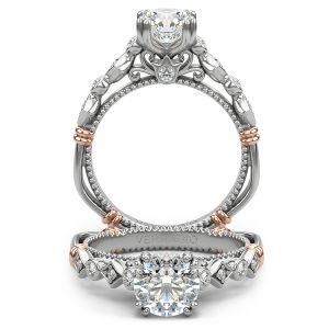 Verragio Parisian-154R Platinum Engagement Ring