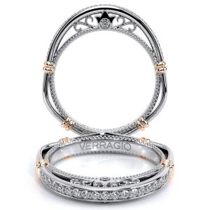 Verragio Parisian-157W 14 Karat Wedding Ring / Band