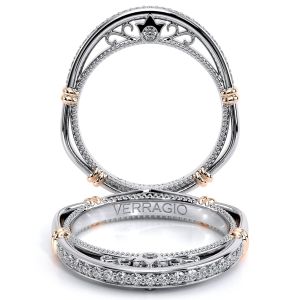 Verragio Parisian-157W Platinum Wedding Ring / Band