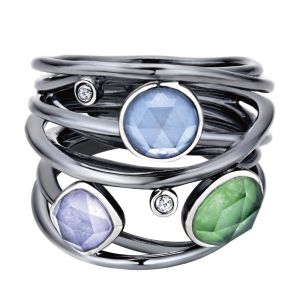 Gabriel Fashion Silver Byblos Ladies' Ring LR50566SV5MC
