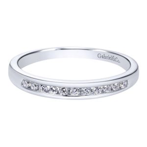 Gabriel 14 Karat Contemporary Wedding Band WB2633PT3JJ
