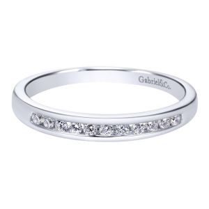 Gabriel 14 Karat Contemporary Wedding Band WB2633PT3JJ