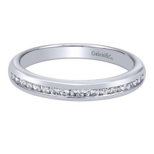 Gabriel 14 Karat Contemporary Wedding Band WB10788W44JJ