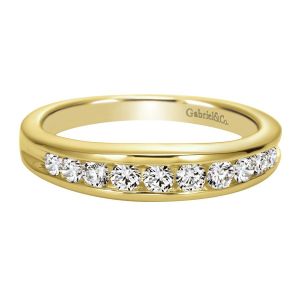 Gabriel 14 Karat Contemporary Wedding Band WB2157Y43JJ
