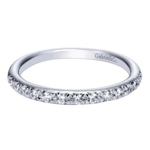 Gabriel 14 Karat Contemporary Wedding Band WB4218W44JJ