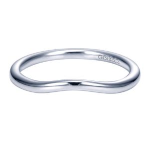 Gabriel 14 Karat Contemporary Wedding Band WB7501W4JJJ