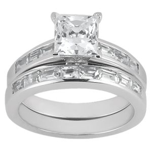 Taryn Collection Platinum Diamond Engagement Ring TQD A-512