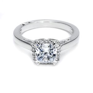 Tacori 18 Karat Dantela Engagement Ring 2620PRSM