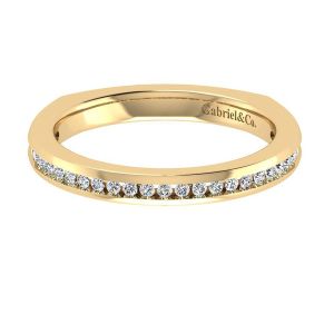 Gabriel 14 Karat Contemporary Wedding Band WB6655Y44JJ