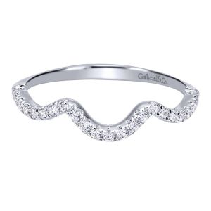 Gabriel 14 Karat Contemporary Wedding Band WB911598R1W44JJ