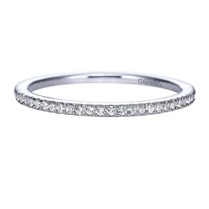 Gabriel 14 Karat Contemporary Wedding Band WB8291W44JJ