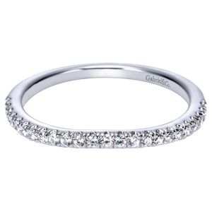 Gabriel 14 Karat Contemporary Wedding Band WB9034W44JJ