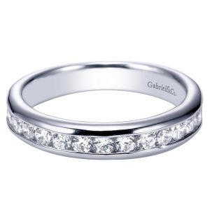 Gabriel 14 Karat Contemporary Wedding Band WB3986W44JJ