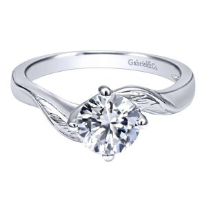 Gabriel 14 Karat Contemporary Engagement Ring ER10253W4JJJ