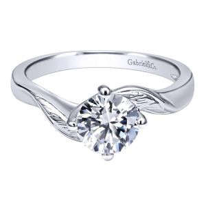 Gabriel 14 Karat Contemporary Engagement Ring ER10253W4JJJ