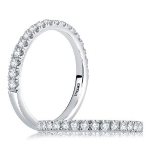 A.JAFFE Metropolitan Collection 14 Karat Diamond Wedding Ring WR0906 / 25