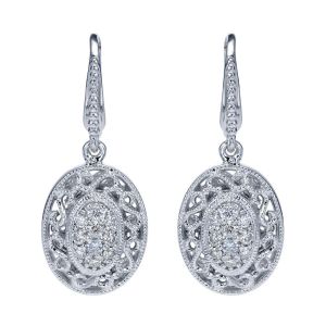 Gabriel Fashion Silver Mediterranean Drop Earrings EG11543SV5JJ