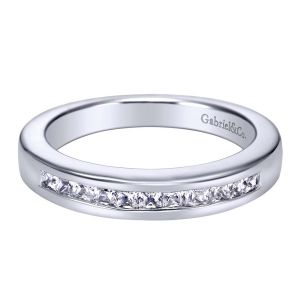 Gabriel 14 Karat Contemporary Wedding Band WB3909W44JJ