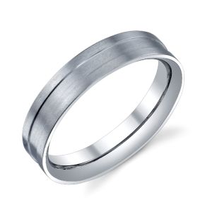 273694 Christian Bauer Platinum & 18 Karat Wedding Ring / Band