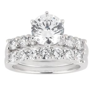 Taryn Collection Platinum Diamond Engagement Ring TQD A-7301