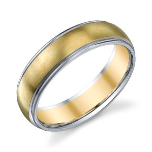273012 Christian Bauer 14 Karat Two-Tone Wedding Ring / Band