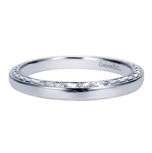 Gabriel Platinum Victorian Wedding Band WB8046PTJJJ