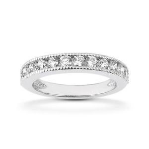 Diamond Channel Set Band 18 Karat Taryn Collection TQD B-2525