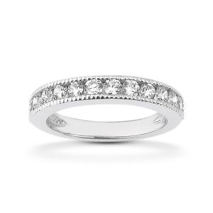 Diamond Channel Set Band 18 Karat Taryn Collection TQD B-2525