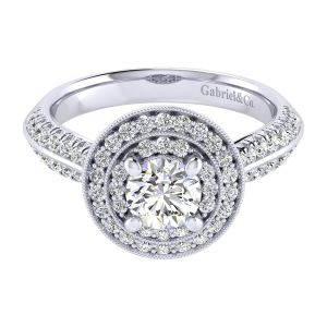 Gabriel 14 Karat Perfect Match Engagement Ring ER002B3AHW44JJ