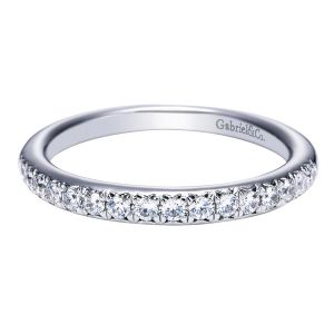 Gabriel 14 Karat Contemporary Wedding Band WB4223W44JJ
