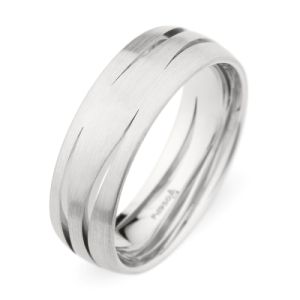 274214 Christian Bauer Platinum & 18 Karat Wedding Ring / Band