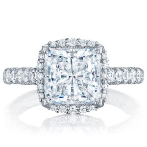 Tacori HT254725PR8 18 Karat Petite Crescent Engagement Ring