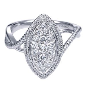Gabriel Fashion 14 Karat Hampton Diamond Ladies' Ring LR6256W44JJ