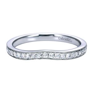 Gabriel 14 Karat Contemporary Wedding Band WB7731W44JJ