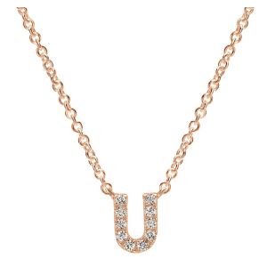 Gabriel Fashion 14 Karat Initial Initial Necklace NK4577U-K45JJ