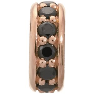 JLo Collection Endless Jewelry Black Dreamy Dot Rose Gold Charm 2600-2